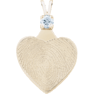 Front image of Classic Diamond Heart Pendant